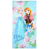 Disney Frozen Strandlaken - badhandoek Elsa & Anna - 70 x 140 cm - 100% Polyester - Absorberend