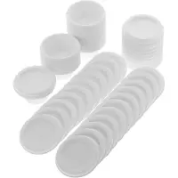 PRIMEMATIK - Kraft kartonnen slakommen met recycleerbaar plastic deksel 750mL, 25 stuks.