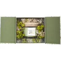 WDMT Geurkaars Geschenkset - 1 Luxe Kaars - Geurkaars Cadeauverpakking - Geschenkdoos - Kaars - Geurkaarsen Geschenkset - Sfeervolle Cadeau Verpakking - Groen