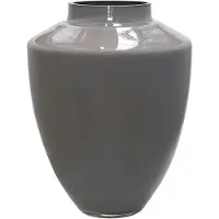 Vase the World Vaas Tugela | Earth - Taupe | Medium | Mond geblazen glas | Ø28 x H36 cm