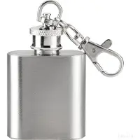 Zorr Drankflacon sleutelhanger RVS 1OZ