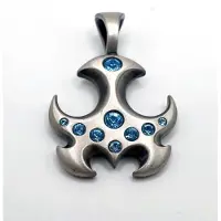 BICO Hellebaard met Swarovski kristallen hanger(CR7)