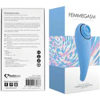 Feelztoys - 2-in-1 clitoris vibrator - oplaadbaar - blauw