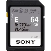 Sony Uhs-ii Class 10 U3 V30 64gb Geheugenkaart