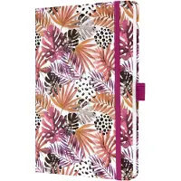 Sigel notitieboek A5 - Jolie - hardcover - 174 pagina's - 80 grams - lijn - Apricot Jungle Fever - SI-JN355