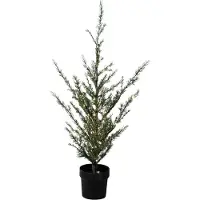 Sirius LED boom Milas Cedar Tree in pot, voor buiten, groen, Kunststof