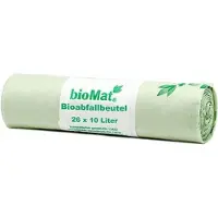 Papstar BioMat Vuilniszakken Groen 14 Micron 26 Rollen