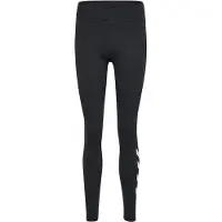 Hummel Sportbroek 'Pulse' zwart gemêleerd / wit