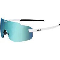 KOO Supernova Unisex Zonnebril Wit / Turquoise
