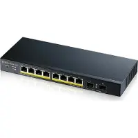 Zyxel GS1900-10HP, Beheerde switch, L2, Gigabit Ethernet (10/100/1000), Ondersteunt Power over Ethernet (PoE)