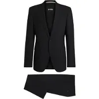 BOSS Tweedelig regular-fit pak van stretchwol