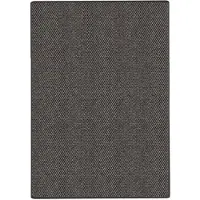 Floordirekt Tapijt Kalkutta - Op maat Gemaakt - Sisal Look - Slijtvast & Moderne Loper - Antraciet - 80 x 100 cm