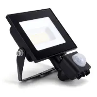 Integral LED Bouwlamp 20W 4000K Koel Wit 2000lm Zwart IP65 | met sensor | Geen fitting | 20 watt | 25.000 Branduren