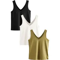 Next Top olijfgroen / zwart / wit