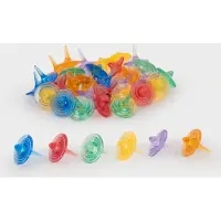 TickiT Transparante Kleuren Spinners - Verpakking van 36