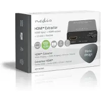 Nedis HDMI-Extractor | HDMI Input | HDMI Output / Toslink Female / 1x 3,5 mm | 1 stuks - VEXT3470AT VEXT3470AT