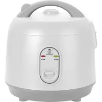 ROYAL SWISS - Rijstkoker Kitchen King RS-C021 1,5L 300 W Wit en Zwart