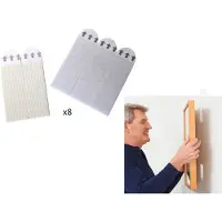WDMT Dubbelzijdige Foam Ophangtape - 65 x 20 mm - Sterke Hechting voor Zware Voorwerpen - Ideaal voor Schilderijen, Spiegels en Decoraties - Wit