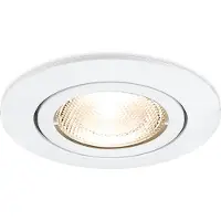 Braytron - LED inbouwspot wit - Zaagmaat 70mm - Buitenmaat 82mm - Wit - Aluminium