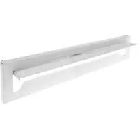 PRIMEMATIK - Postbrieven voor deuren en hekken in wit staal 364 x 71 mm