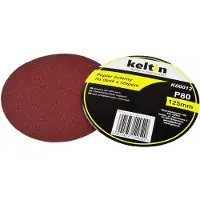 Keltin Velcro schuurschijven - Aluminiumoxide - 125mm - P80 - Set van 100