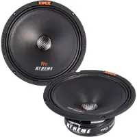 Edge Xtreme EDXPRO8-E3 | 20cm / 8" | 2 x 350 Watt RMS @ 4Ω | Middentoners