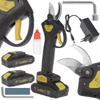 JOHN GARDENER Draadloze snoeischaar - 21V - 30 mm snijdiameter - 2x 2.0Ah - Ergonomisch ontwerp
