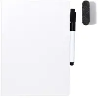 AGM Uitwisbaar notitieboek - Whiteboard notitieblok - A4 - Wit
