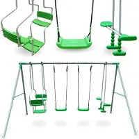 HyperMotion Schommel - - HYP7 - 6 plaatsen - 2 enkele stoelen - Robuust staal