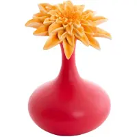 Light & Living vaas Deco - Salome - Roze/geel - 17x24.5 cm