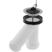 PRIMEMATIK - Sifon "Y" compact met ventiel voor spoelbidet ∅ 40 x 32 mm