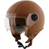 Vito Jet helm leer bruin Amsterdam L