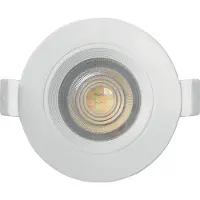 Braytron -Plafondspots- LED Inbouwspots - Badkamer - Spotjes Verlichting-Ronde -Wit - 7W- IP54 - 3in1 CCT (3000K / 4000K / 6500K)