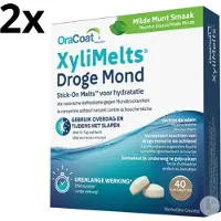 XyliMelts Oracoat Milde Munt - 2 x 40 stuks - Voordeelverpakking