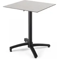 Oviala - 70 cm kantelbare terrastafel in lichtgrijs beton laminaat - Opéra
