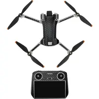 Sunnylife Stickerset - Black Grain - Mini 3 Pro en RC Controller