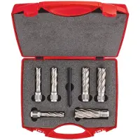 Würth - HSS-kernboor assortiment 7-delig - Serie kernboren HSS 7-delig x 1 st Lengte 84.6 mm