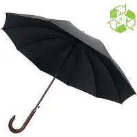 Smati Homme Écologique Stormparaplu - Auto Open - ø 118 cm - Homme Écologique Zwart