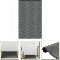 vidaXL Deurmatten - Vloermatten - Deurmat 90x150 cm antracietkleurig - Antraciet Kleur - Anti Slip - Pvc