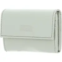 Fredsbruder Leren Portemonnee Bestie Wallet With Lock Light Matcha green Mintgroen