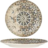 RINART Dinerbord aztec porselein 27 cm set van 6