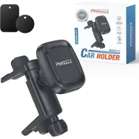 Phreeze Telefoonhouder Auto Ventilatie - Magnetisch - Ventilatierooster - 360 Graden Draaibaar - Verstelbaar - Geschikt voor Mercedes - Universeel - Zwart