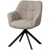 Tower Living Alba swivel armchair - Steel