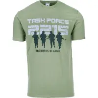 TF-2215 - t-shirt Brothers in Arms (kleur: Groen / maat: S)