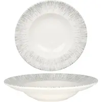 Bonna Pastabord iris porselein 27 cm (400cc) set van 2