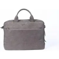 SPARWELL Tas - Lederen laptoptas - aktetas - werktas - schooltas - 14 Inch / 15,5 Inch / 16 Inch - Grijs