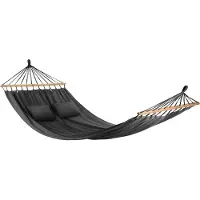 Outtec Hangmat XXL met 2 Kussens - 240x150 cm, tot 200kg - Boho Katoenen Hangmat voor Buiten, Tuin, Balkon - voor Kinderen en Volwassenen