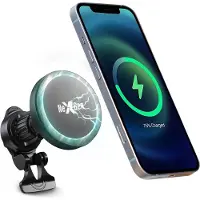 NEXGEN Telefoonhouders Auto Oplader 15W QI - Magnetische Telefoonhouder Auto Ventilatie - GSM Houder Auto - Geschikt voor Magsafe Autohouder - Flitsers - Maps Navigatie - Smartphone Houder