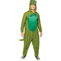 Amscan Krokodil Onesie Met Capuchon Volwassenen - Onesize M/L