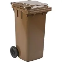 ESE Afvalcontainer 120 liter bruin - Container 120 liter - Kliko